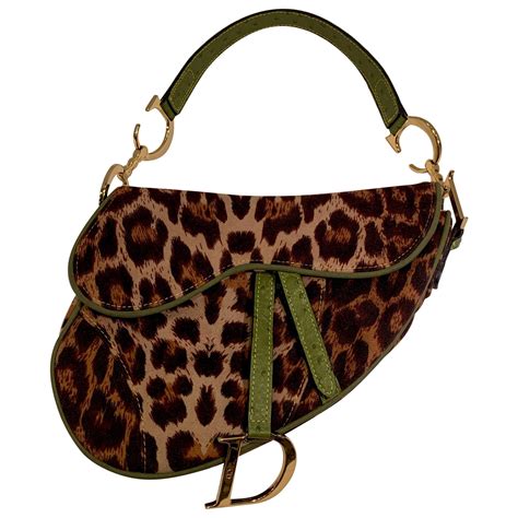 christian dior leopard print schminktasche